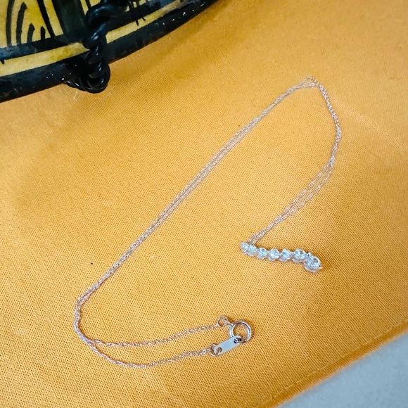 Kay Jewelers Silver Necklace with Sparkling Accents - Picture 4 of 10